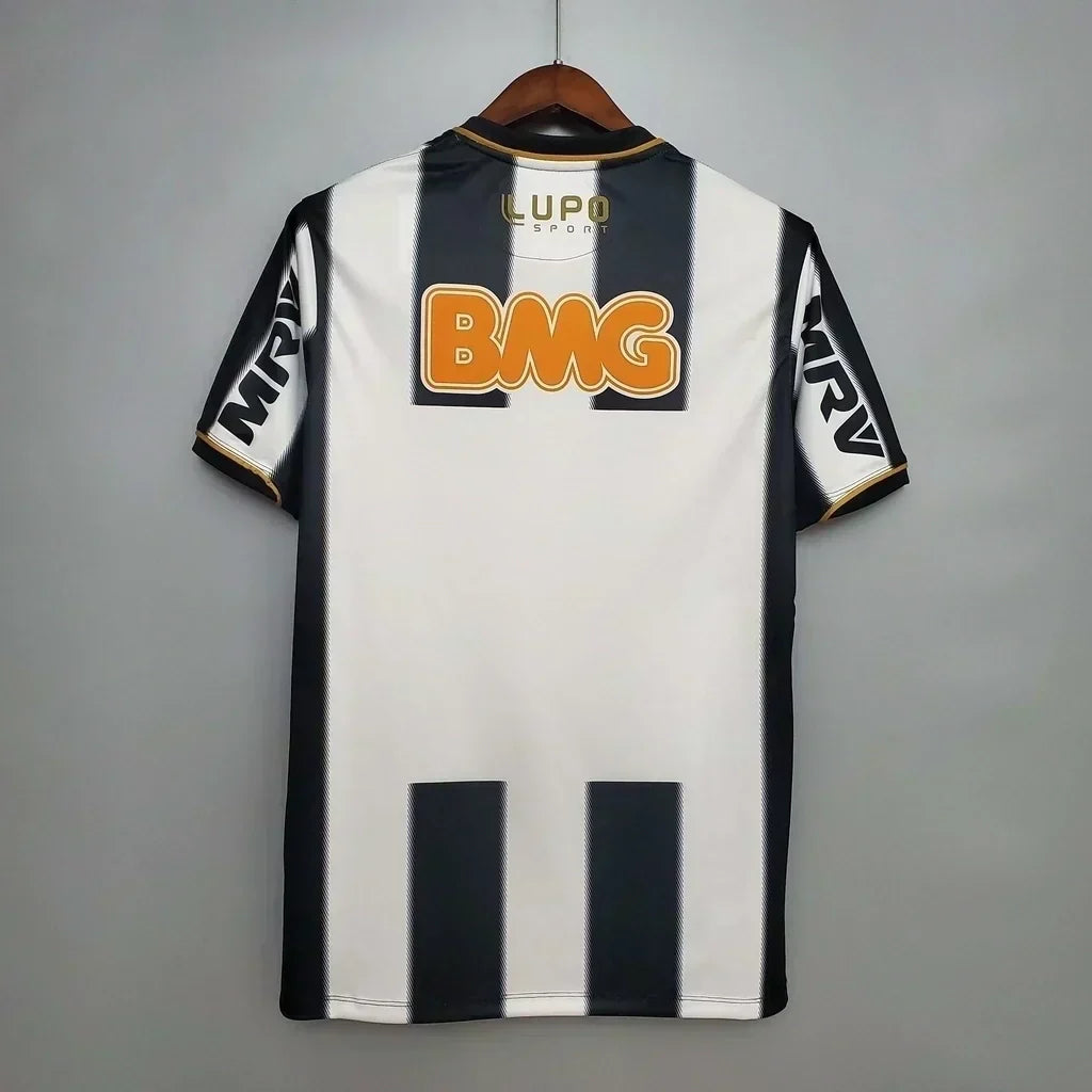 Camisa Atlético Mineiro Home Retrô 2013 Patch da Libertadores - Preta e Branca - Lupo