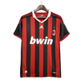 Camisa Retrô Milan I Adidas 2009/10 Vermelho e Preto