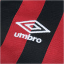 LCamisa do Atlético-PR I 2017 nº 10 Umbro - Listras Preta e Vermelha