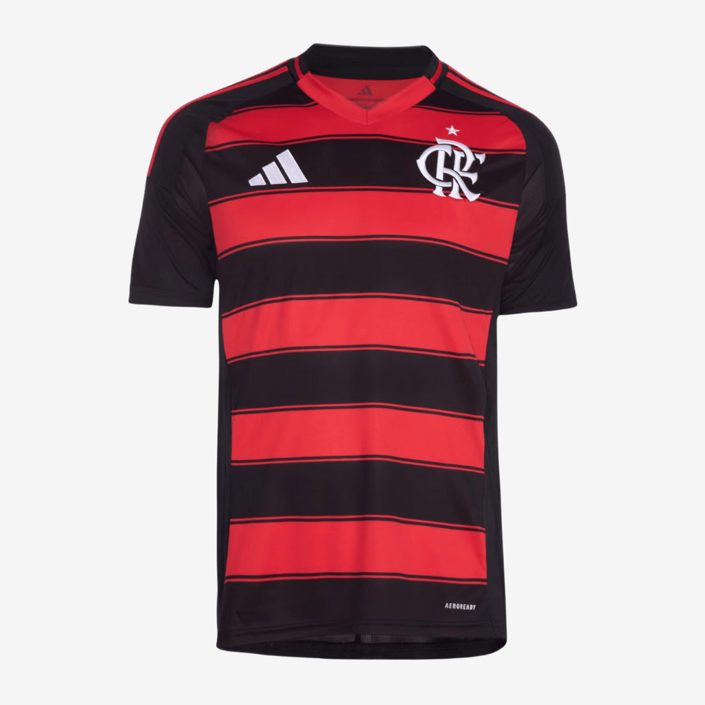 Camisa Adidas Flamengo 2025/26 I LÉO ORTIZ N° 3