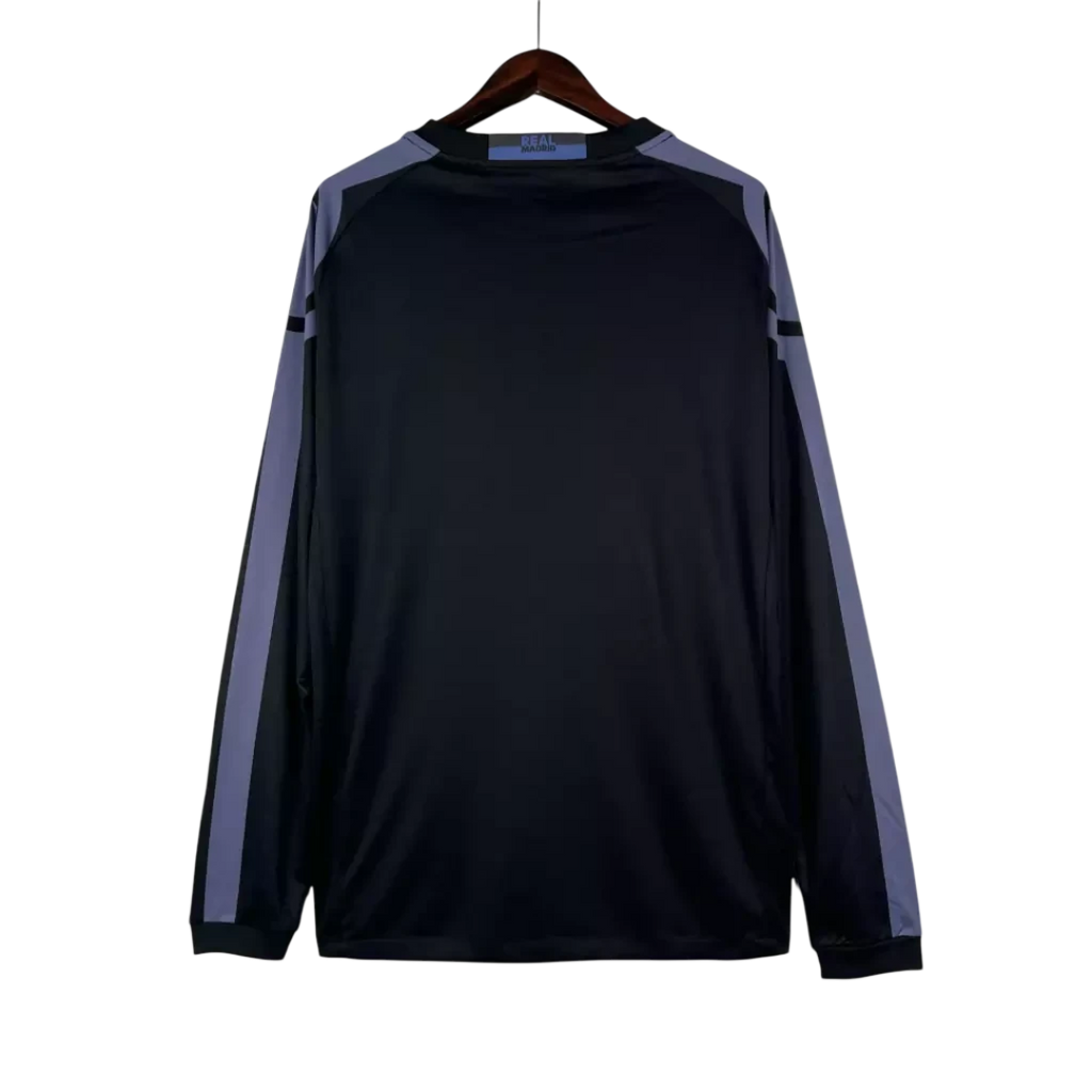 Camisa Real Madrid Third III 2016/17 Adidas Retrô Manga Longa - Preto