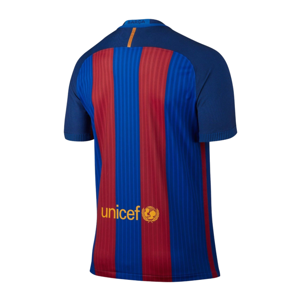 Camisa Retrô Barcelona I Home 2017/18 Nike Masculino Azul Grená