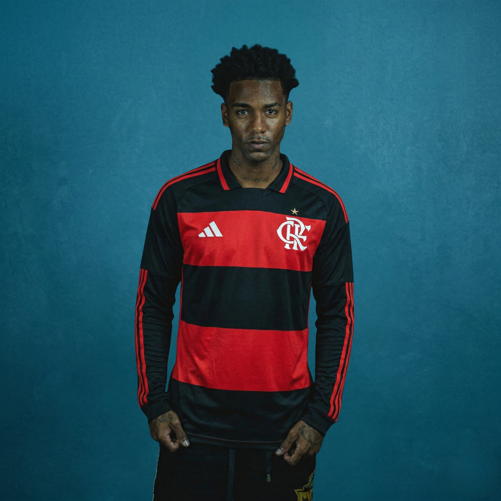 Camisa Manga Longa Adidas Flamengo 2026/27 I