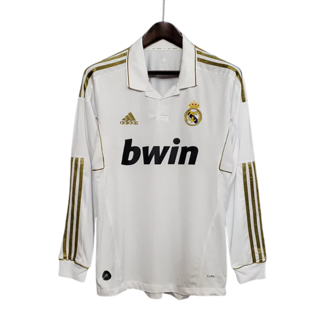Camisa Manga Longa Real Madrid 11/12 Adidas - Branco