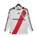 Camisa Manga Longa River Plate 09/10 Adidas - Branco