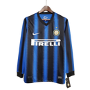 Camisa Manga Longa Inter de Milão I 10/11 Nike - Azul e Preto