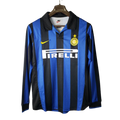 Camisa Manga Longa Inter de Milão I 1998 Nike - Azul