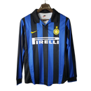Camisa Manga Longa Inter de Milão I 1998 Nike - Azul