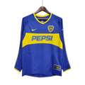Camisa Manga Longa Boca Juniors 03/04 Nike - Azul e Amarelo