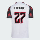 Camisa Adidas Flamengo 2025/26 II B. HENRIQUE N° 27