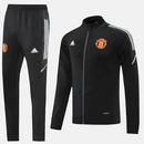 Agasalho de Viagem Manchester United - Masculino - Preto e Branco