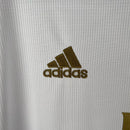 Camisa Real Madrid I Home 2019/20 Adidas Retrô Manga Longa Masculina - Branco