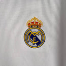 Camisa Real Madrid I Home 2019/20 Adidas Retrô Manga Longa Masculina - Branco