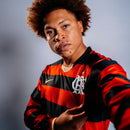 Camisa Flamengo Retrô 2009 Manga Longa Vermelha e Preta - Nike