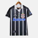 Camisa Corinthians Retrô 1999 Away Batavo Masculina - Preta e Branca