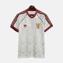 Camisa Manchester United Retrô 1991 Branca - Adidas