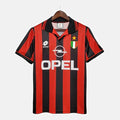Camisa Milan Retrô 1996/1997 Vermelha e Preta - Lotto