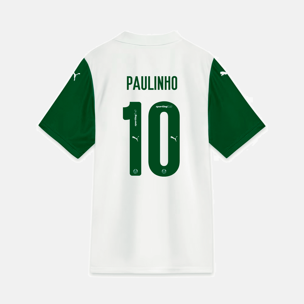 Camisa Puma Palmeiras 2025/26 II - Paulinho N° 10