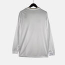 Camisa Real Madrid I Home 2019/20 Adidas Retrô Manga Longa Masculina - Branco