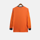 Camisa Real Madrid II Away 2013/14 Retrô (Manga longa) Laranja