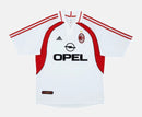 Camisa Retrô AC Milan Away 2001/02 Masculino Adidas - Branco e Vermelho