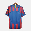 Camisa Retrô Barcelona Nike 2006/07 Masculino Azul e Grená