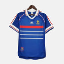 Camisa Retrô França I Home Adidas 1998/99 Masculino Azul