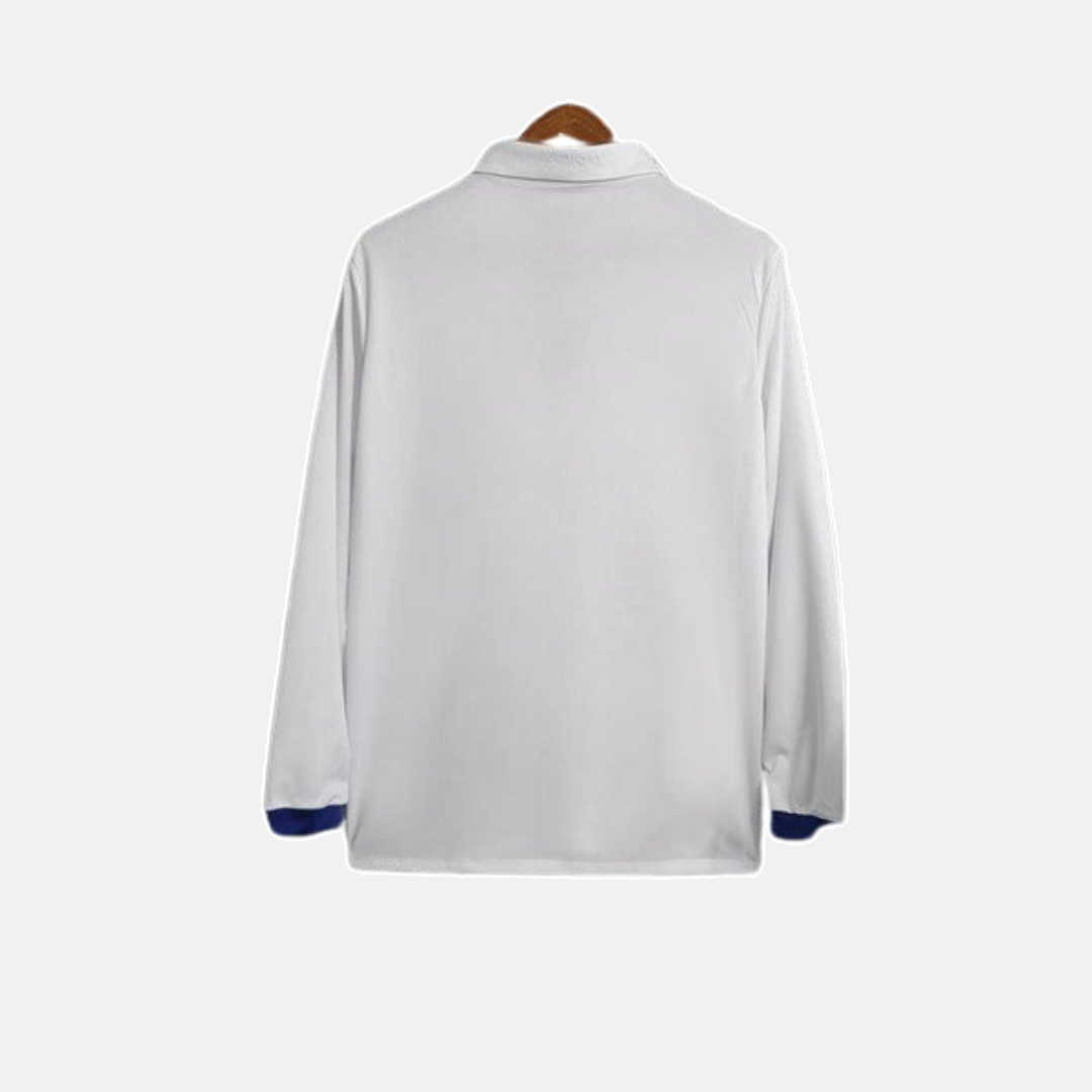Camisa Retrô Real Madrid Manga Longa Adidas 2016/17 Masculino Branco
