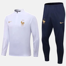 Conjunto de Treino Seleção França - Masculino - Branco