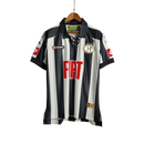 Camisa Atlético Mineiro Retrô 2008 Branco e Preto - Lotto