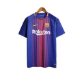 Camisa Retrô Barcelona I Home 2017/18 Nike Masculino Azul Grená