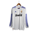 Camisa Retrô Real Madrid I Home 2010/11 Adidas Manga Longa Masculina - Branco