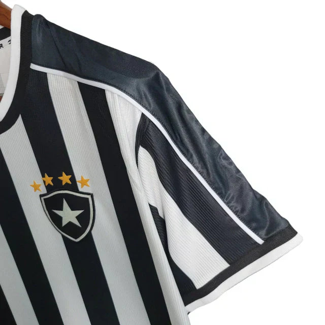 Camisa Botafogo l Retrô 99/00 Torcedor Masculina - Preta e Branca